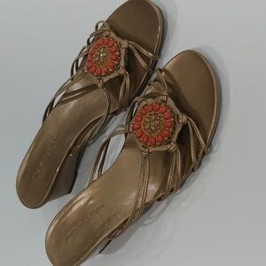 Andrew Geller Slip-On Sandals size 10